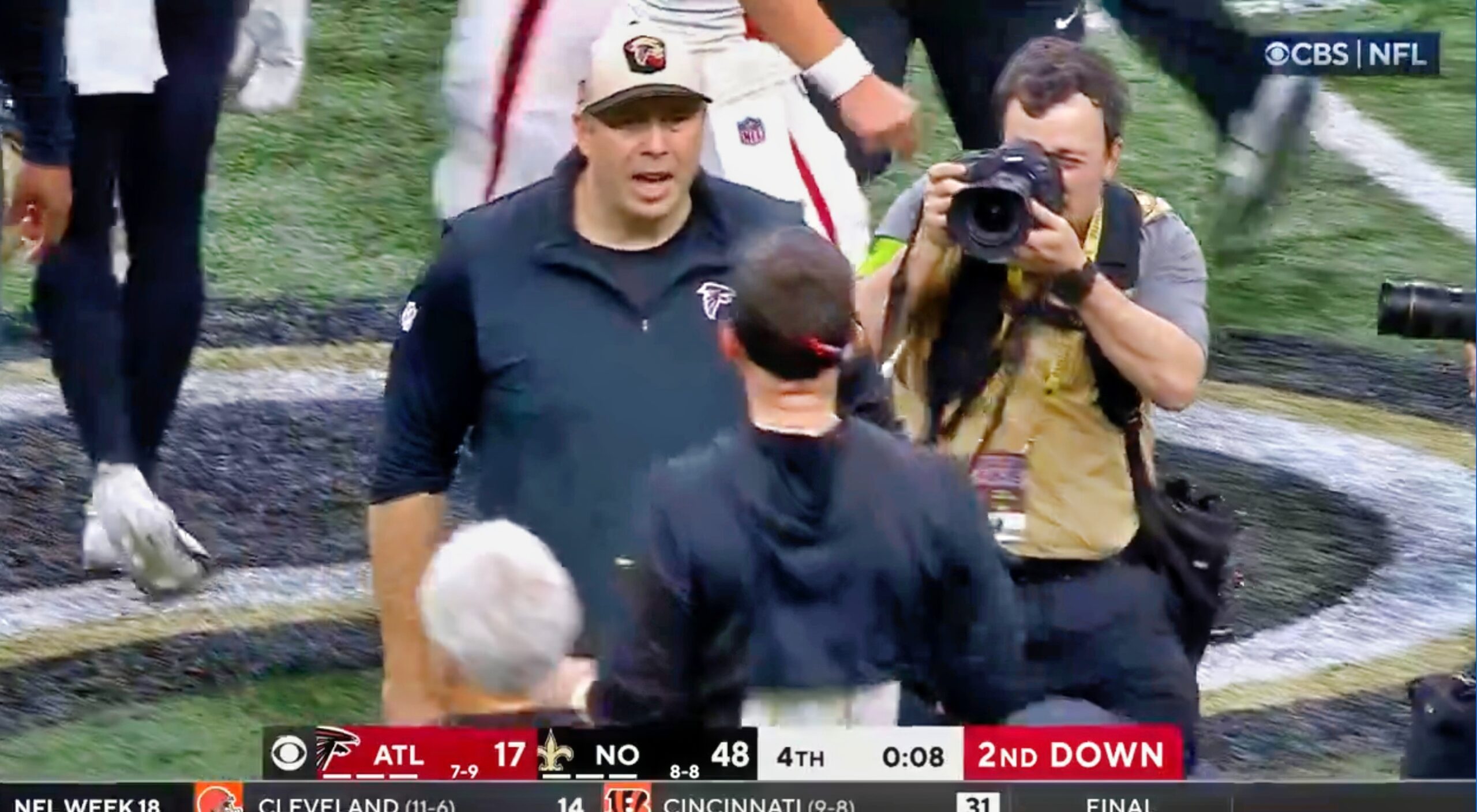 Falcons HC Arthur Smith Was Ready To Fight Saints' Dennis Allen