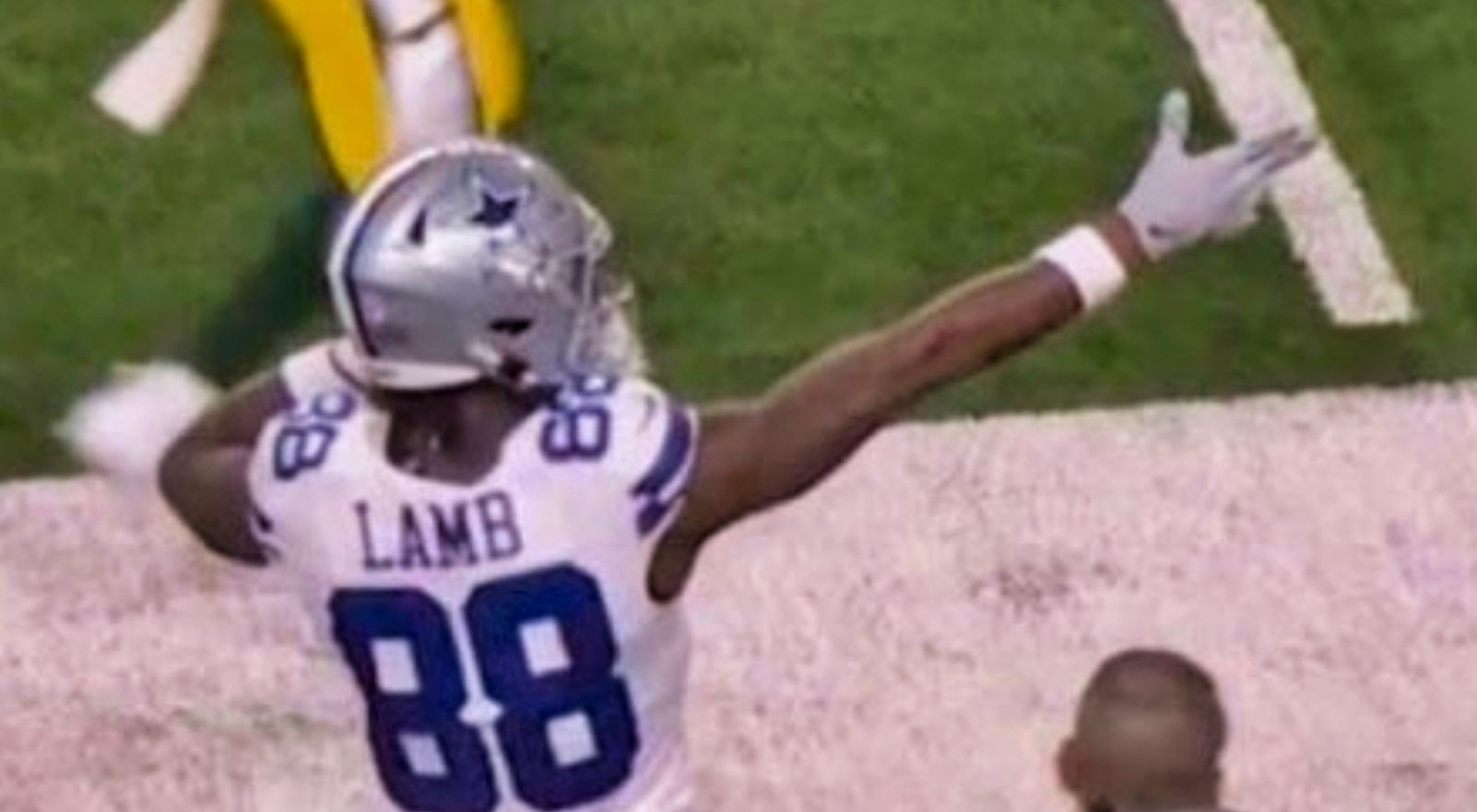 CeeDee Lamb Destroyed For Celebrating While Getting Blown Out   Ceedee Lamb Celebrate 