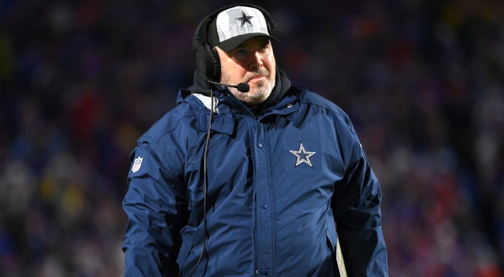 Mike McCarthy in Cowboys jacket