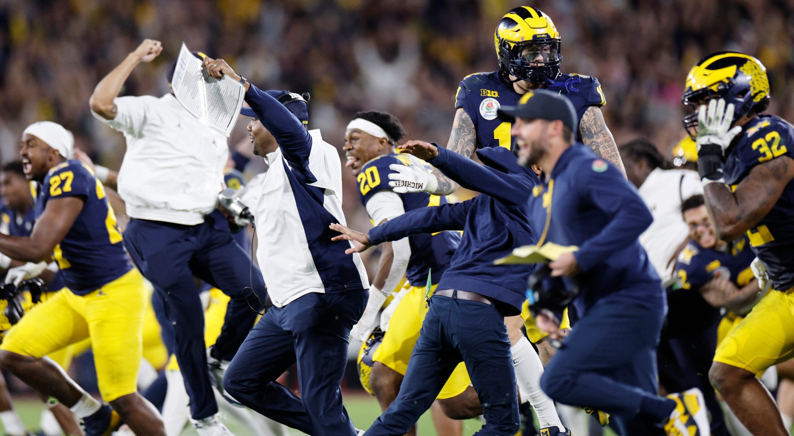 Michigan Wolverines Rose Bowl Win vs. Alabama Had Fans Talking