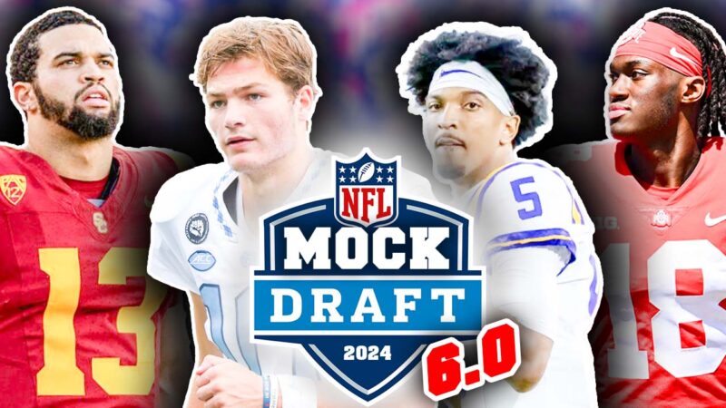 2024 NFL First-Round Mock Draft For All 32 Picks