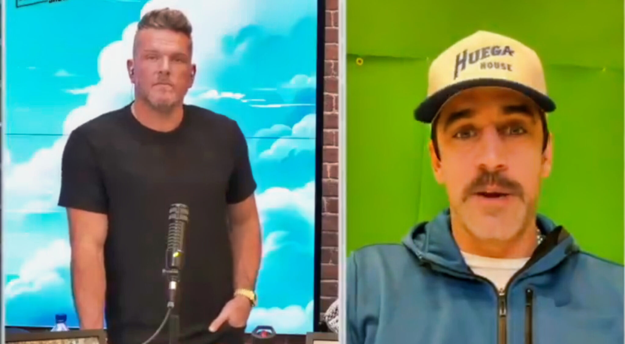 Aaron Rodgers Calls Out ESPN Exec On 'The Pat McAfee Show'