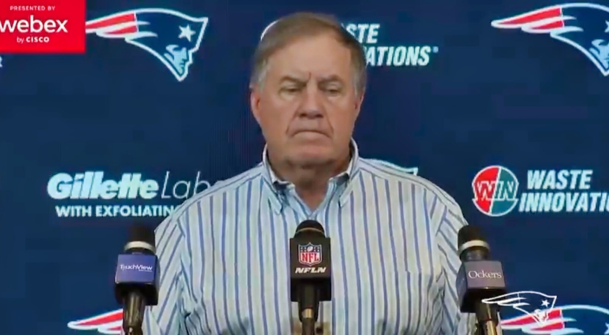 Bill Belichick Gives Interesting Response About Patriots Future   Belichick Press Conference 2048x1127 