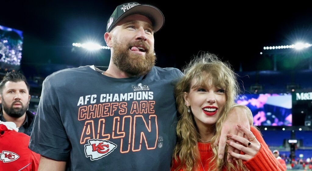 Travis Kelce and Taylor Swift