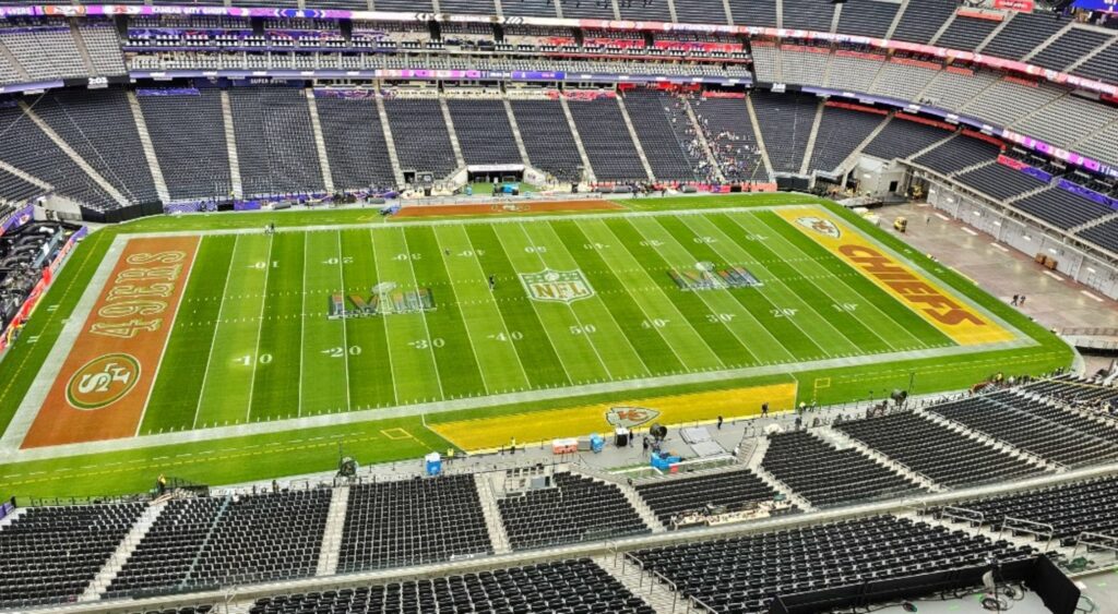 Allegiant stadium view