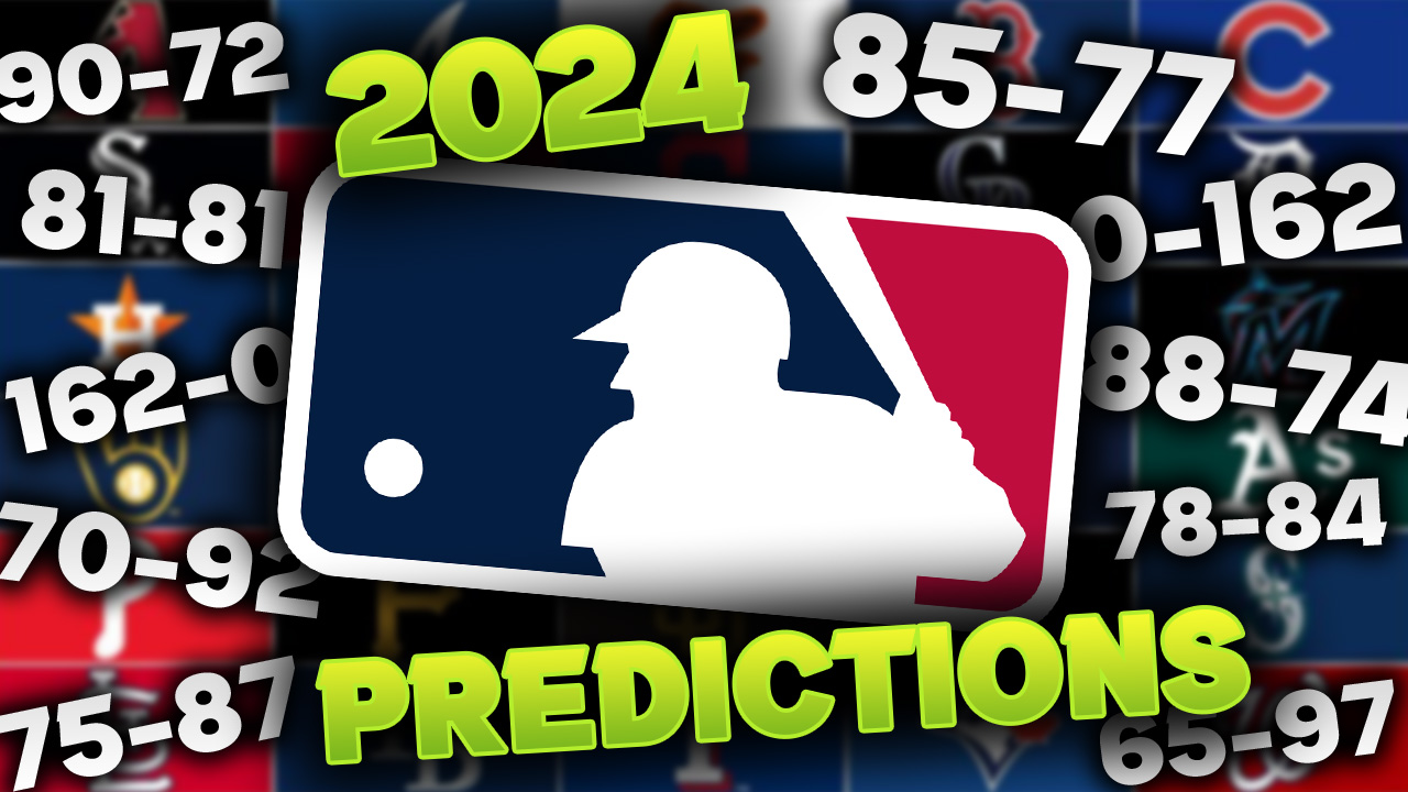 Predicting All 30 MLB Teams' WinLoss Records For The 2024 Season