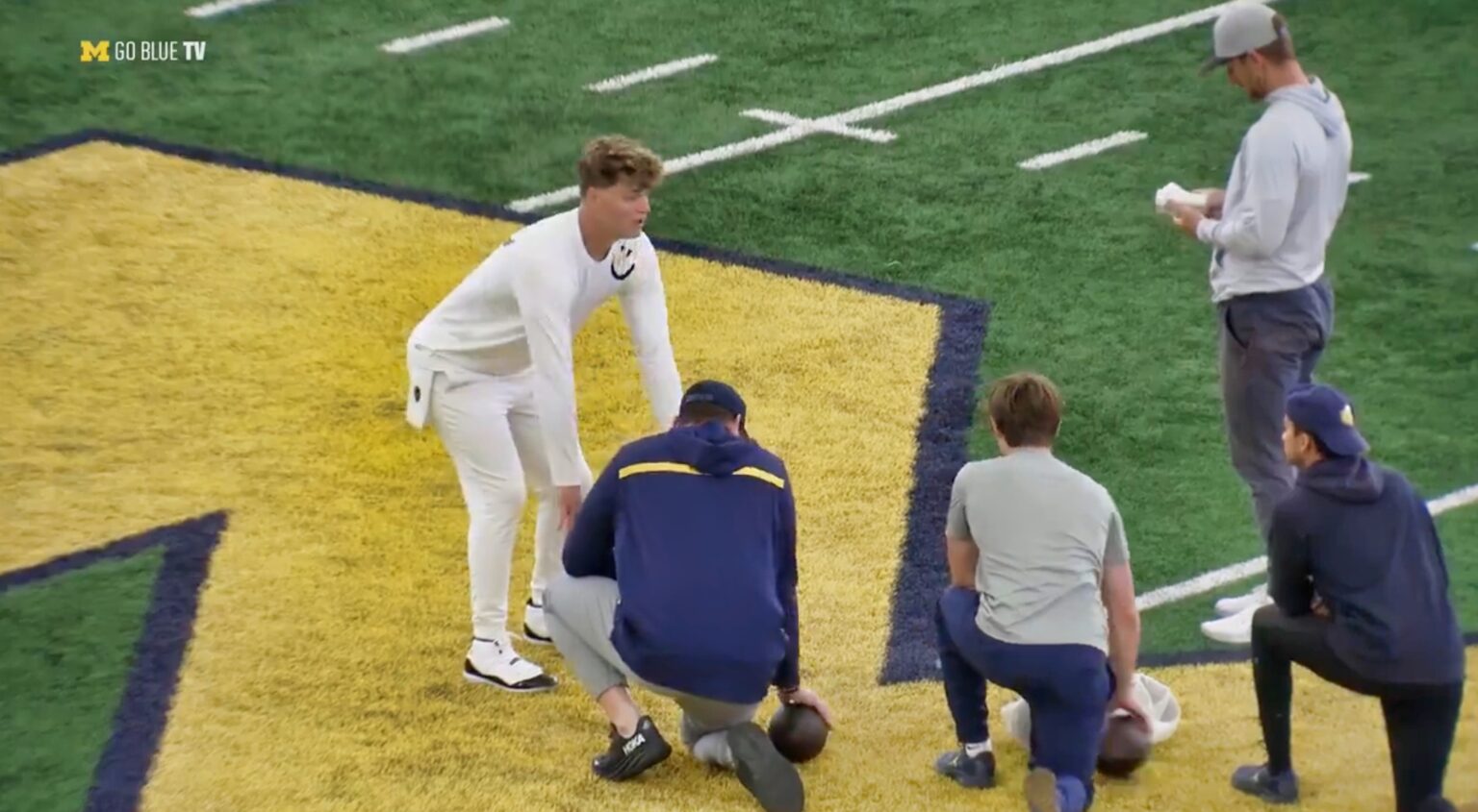 VIDEO Michigan QB JJ McCarthy Left The Speechless By