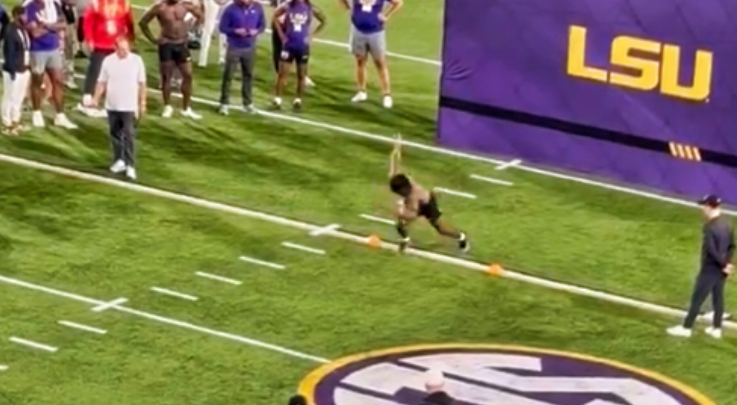 VIDEO LSU Star Malik Nabers Broke The With Insane Pro Day