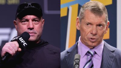 Joe Rogan and Vince McMahon