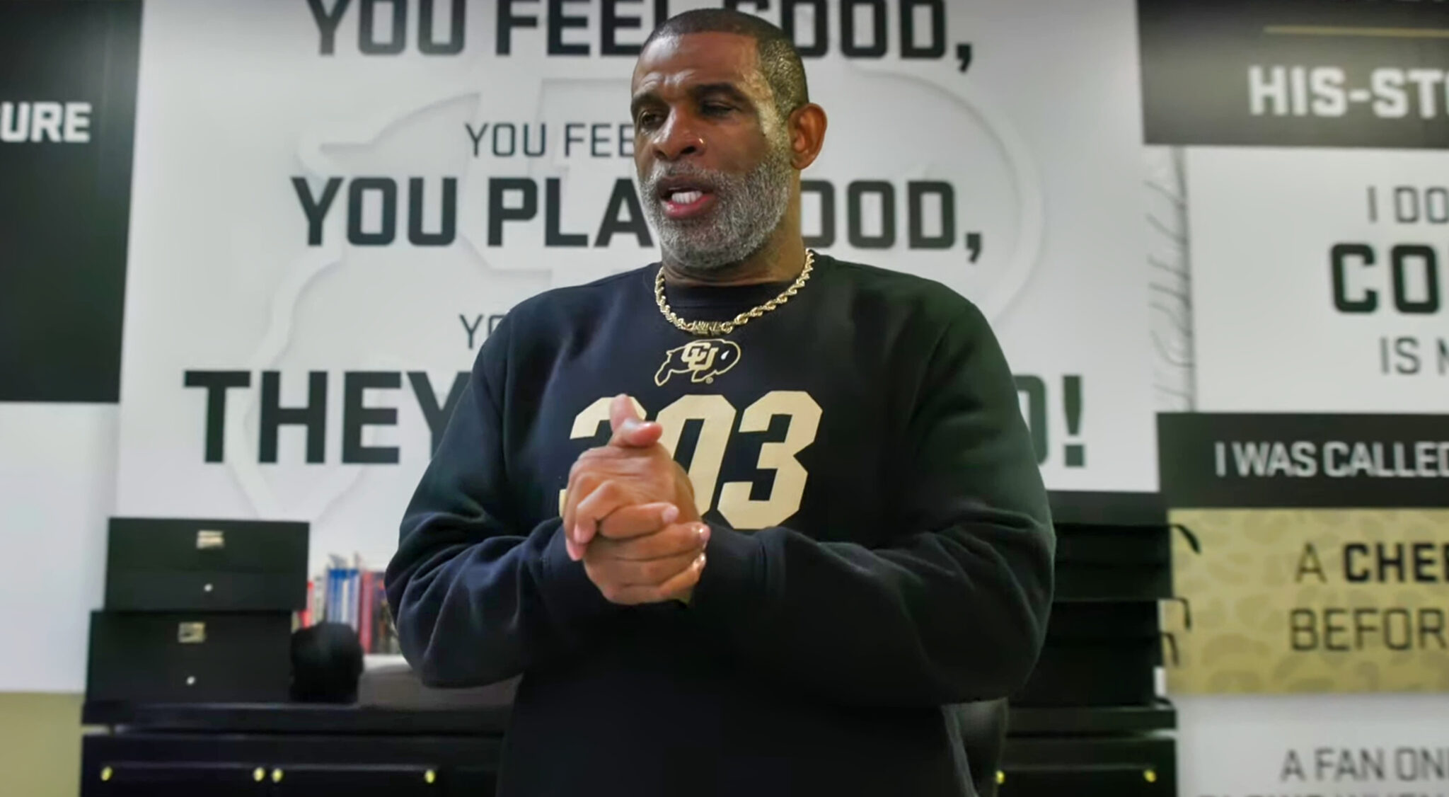 Video Deion Sanders Brutally Exposes Colorado Players After Professor