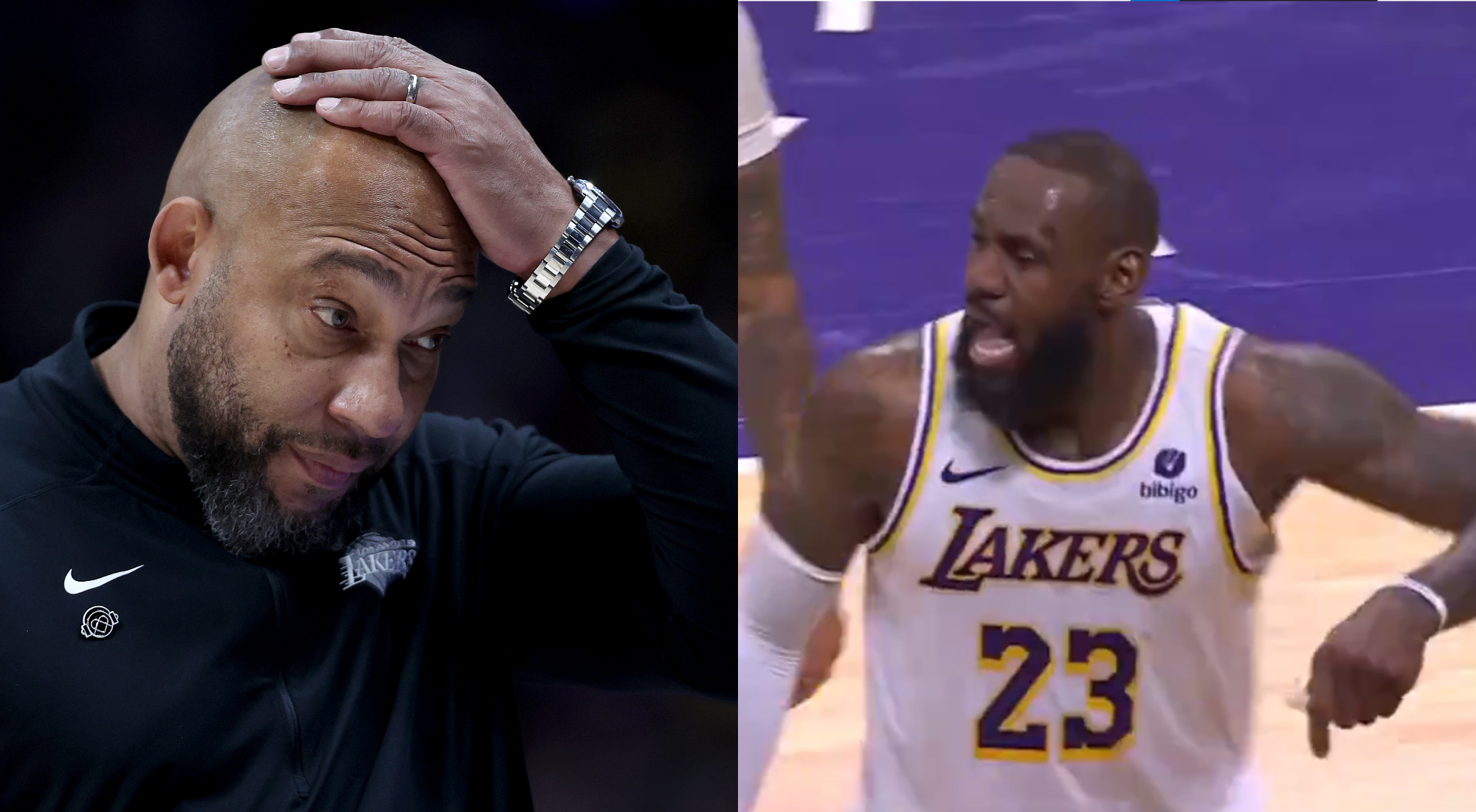 “challenge The Fcking Play” Lebron James Goes Ballistic On Darvin Ham After Lakers Hc Refuses 8205