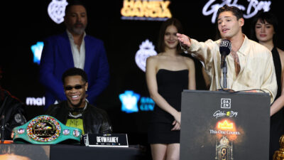 Devin Haney v Ryan Garcia - New York Press Tour (Image Credit Getty Image)