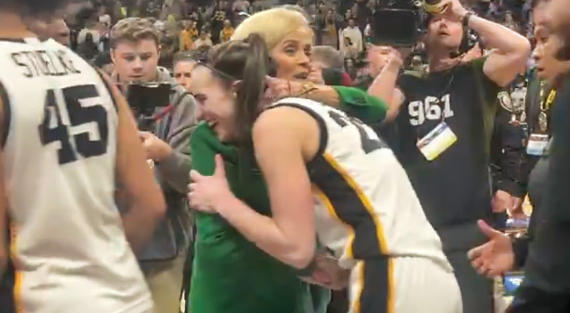 VIDEO: We Now Know Exactly What Kim Mulkey Said To Caitlin Clark During Their Aggressive Embrace After LSU-Iowa Game