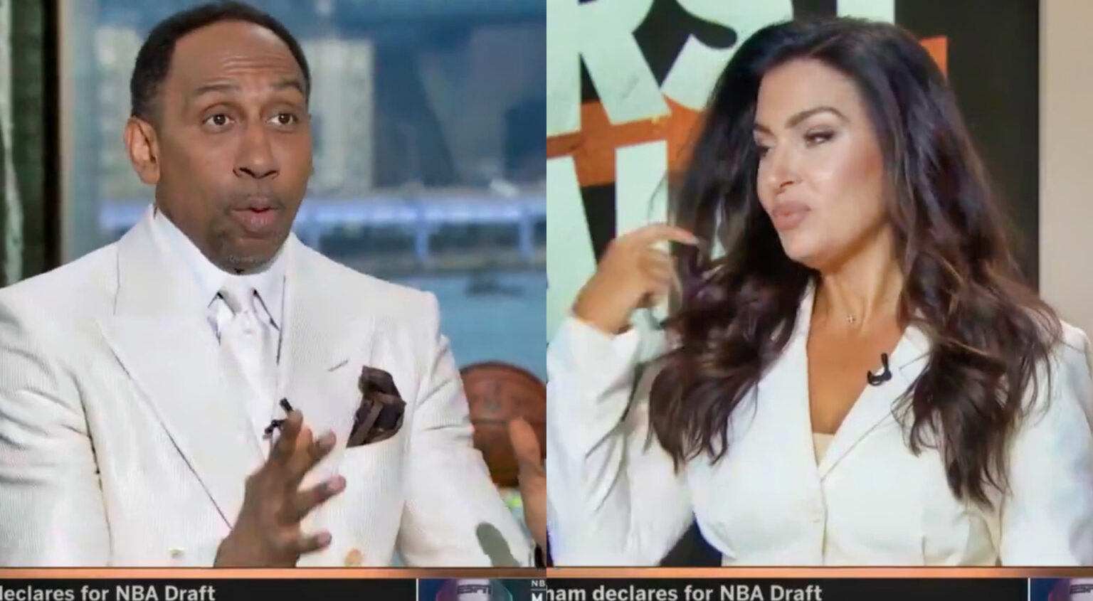 VIDEO: Stephen A Smith REVEALS Whether He’s Dating Molly Qerim During ...