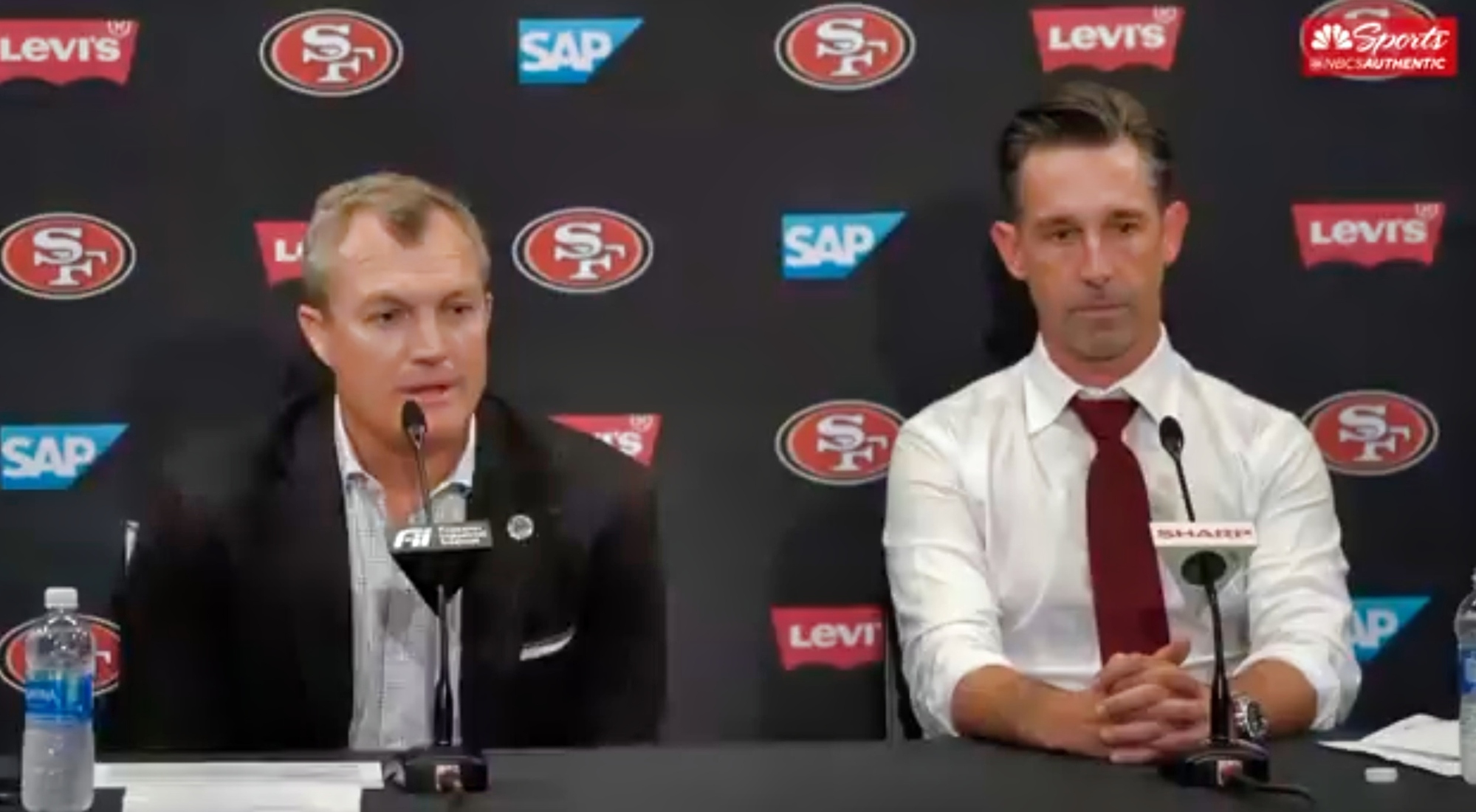 VIDEO: 49ers GM John Lynch And HC Kyle Shanahan Reveal Surprising Text ...