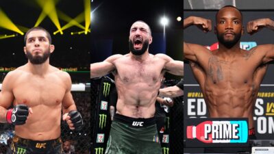 Islm Makhachev, Belal Muhammad, and Leon Edwards