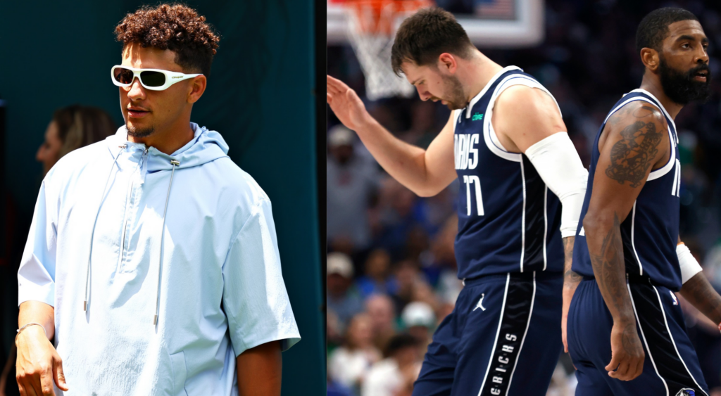 Patrick Mahomes predicts Luka Doncic and Kyrie Irving's win