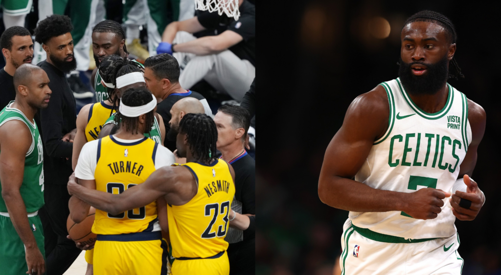 Jaylen Brown addresses Myles Turner's brawl with him