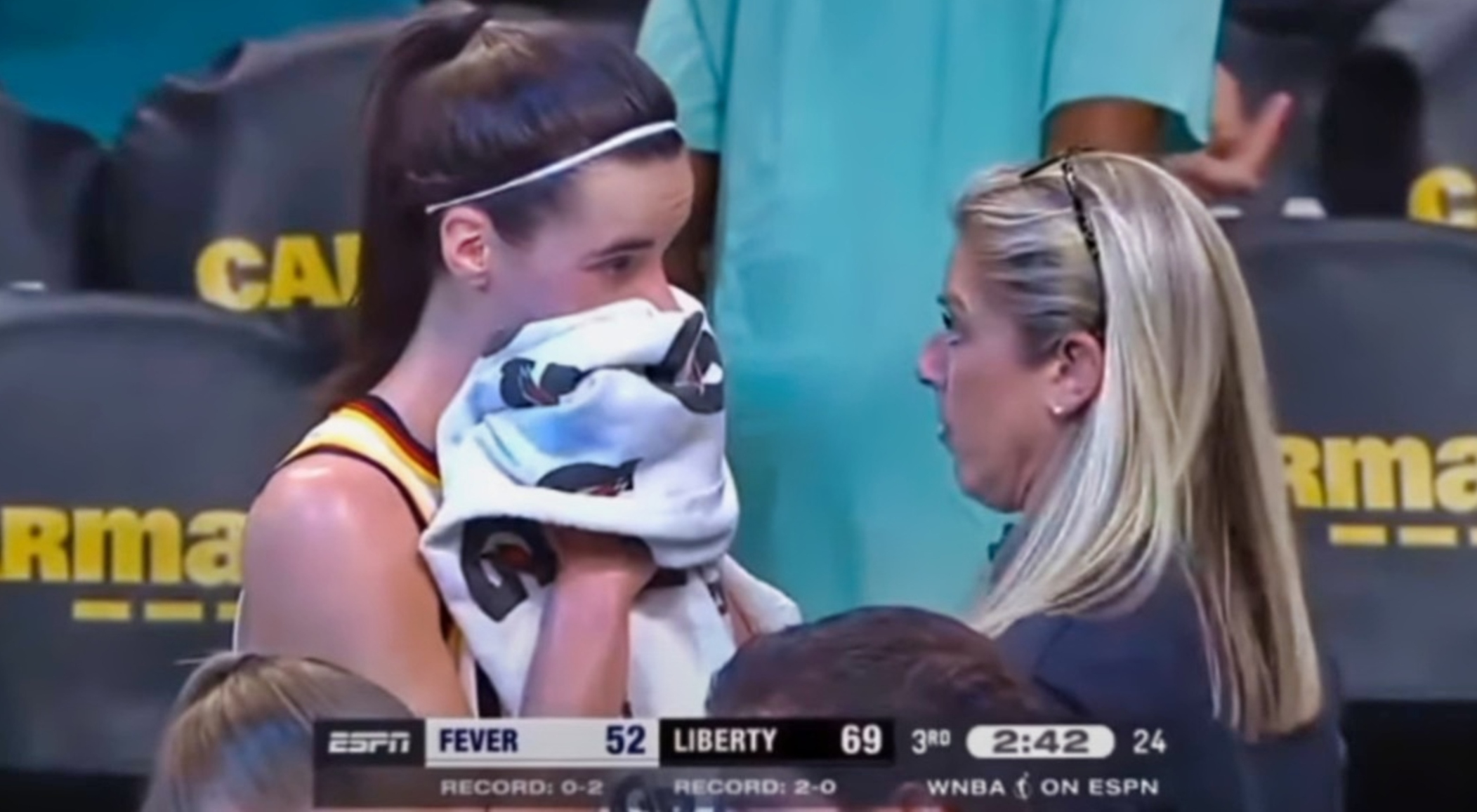 VIDEO: Hot Mic Catches A Frustrated Caitlin Clark Complaining About Her  Teammates To Head Coach