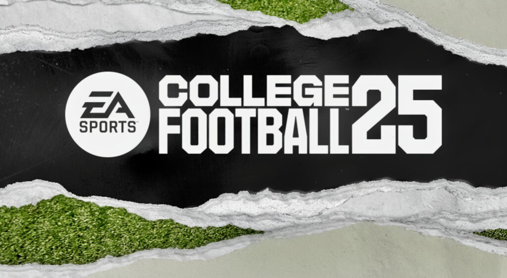 College Football 25 signage 