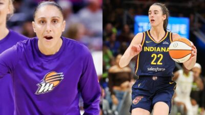 Diana Taurasi in uniform. Caitlin Clark in uniform