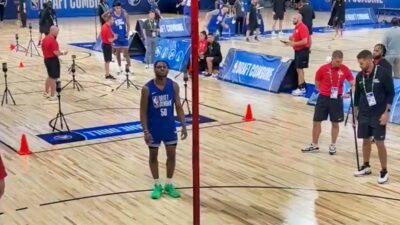 Bronny James at NBA Draft