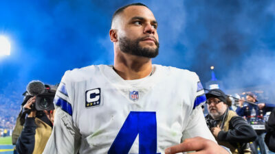 Dak Prescott in Cowboys uniform