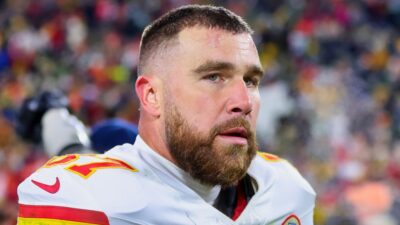 Travis Kelce in uniform