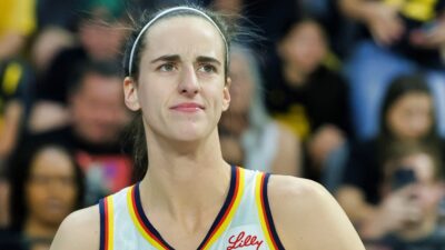 Caitlin Clark in Indiana Fever jersey