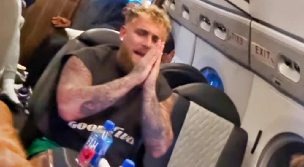 Jake Paul praying