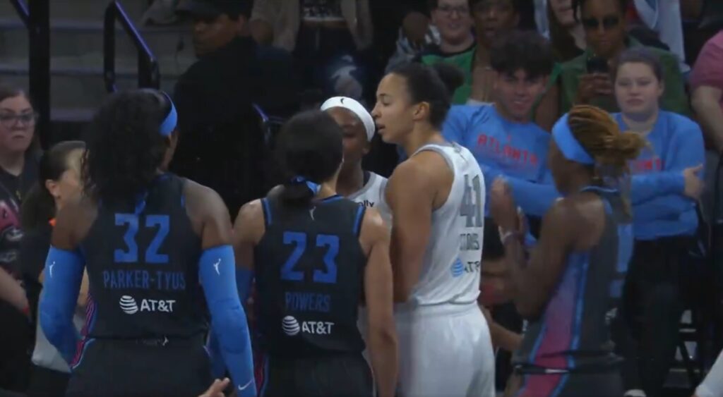 Tempers Flare Between Players as Atlanta Dream vs Las Vegas Aces Clash in Intense Showdown