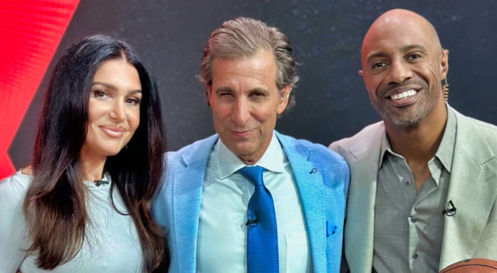 Molly Qerim, Chris Russo, and Jay Williams