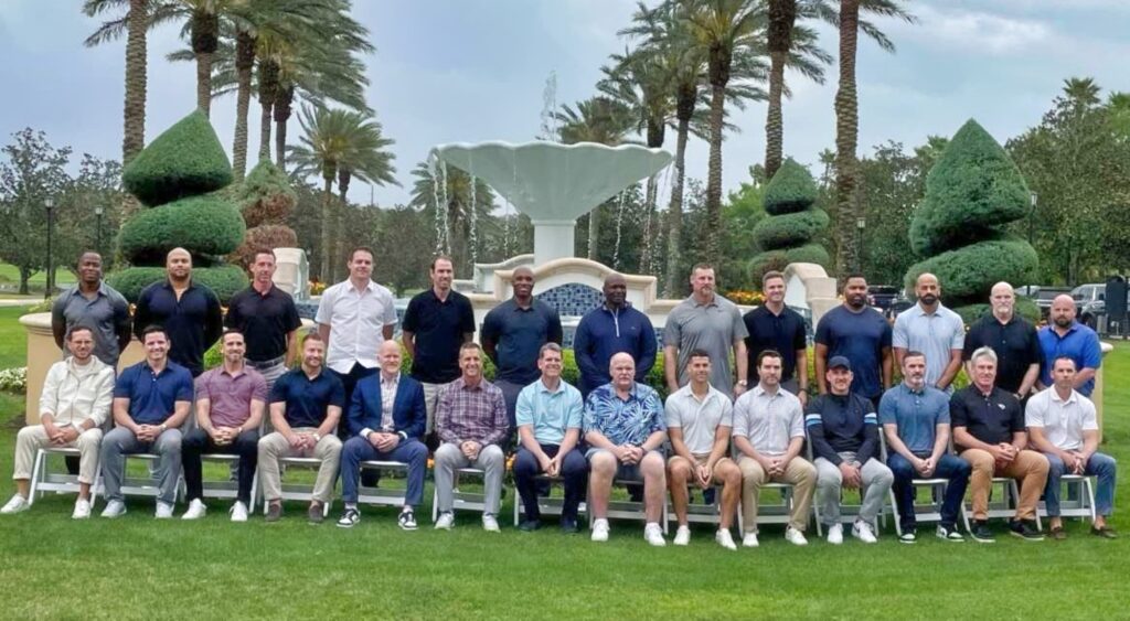 NFL Head coaches pose for their yearly photo.