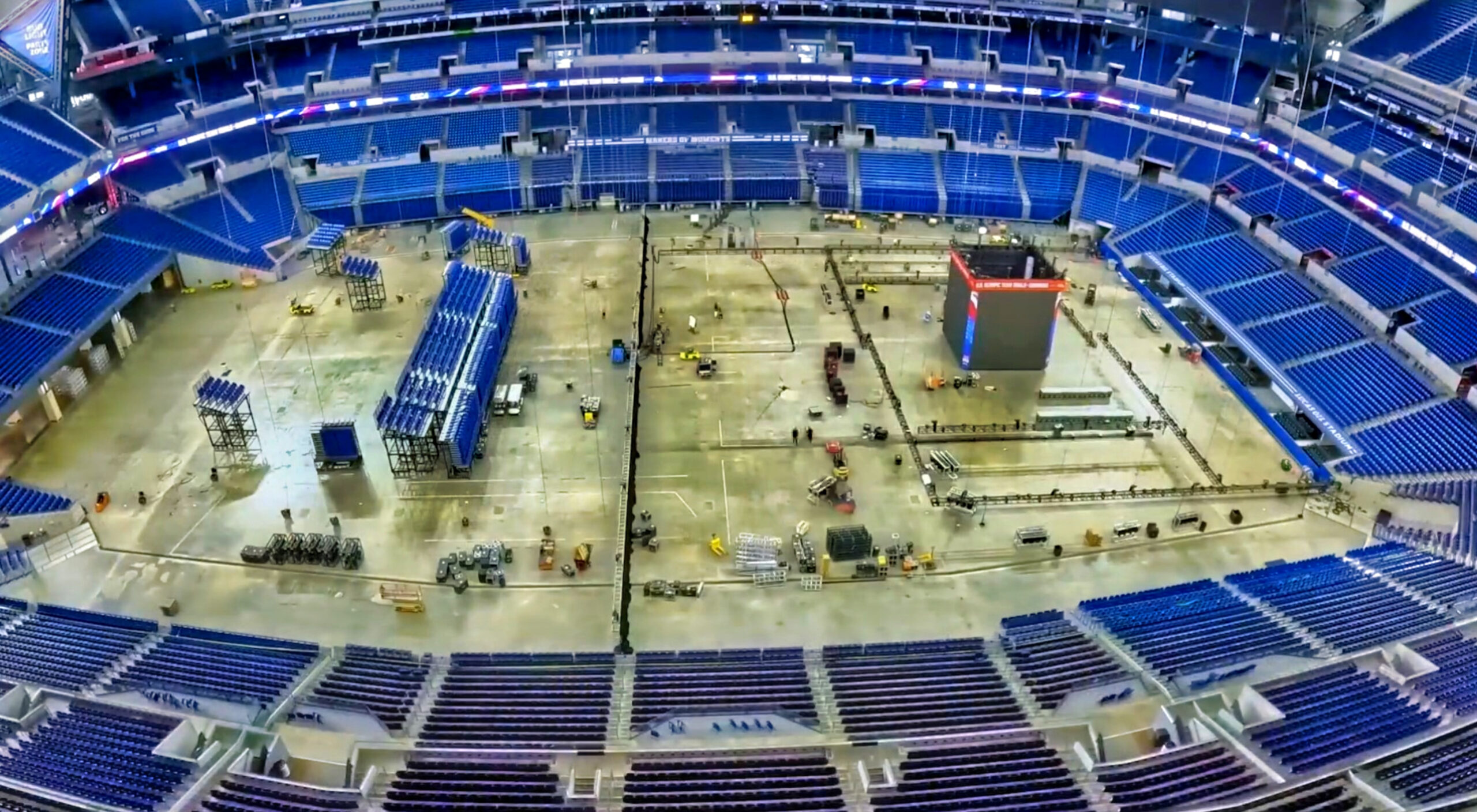 Insane Video Shows NFL Stadium Being Transformed Into A Huge Swimming ...