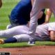 Ronald Acuna Jr. laying on ground