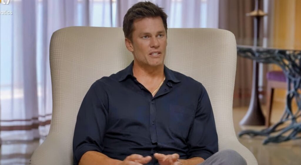 Tom Brady during interview