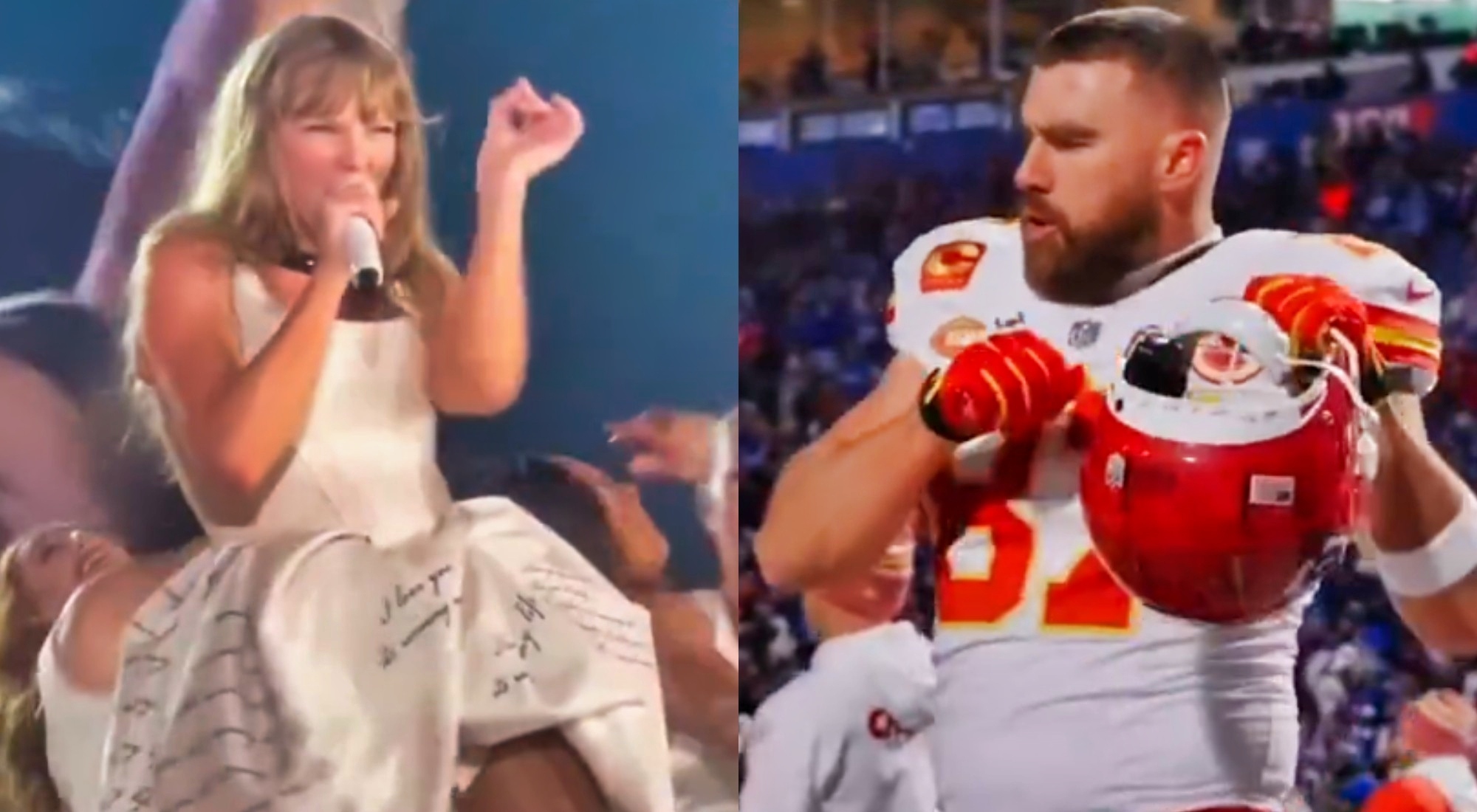 VIDEO: Everyone Thinks Taylor Swift Stole Travis Kelce's Dance Move ...