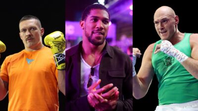 Oleksandr Usyk, Tyson Fury, and Anthony Joshua