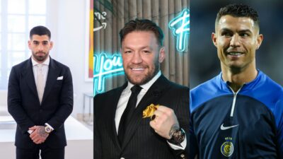 Ilia Topuria, Conor McGregor, and Cristiano Ronaldo