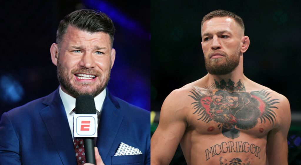 Michael Bisping and Conor McGregor