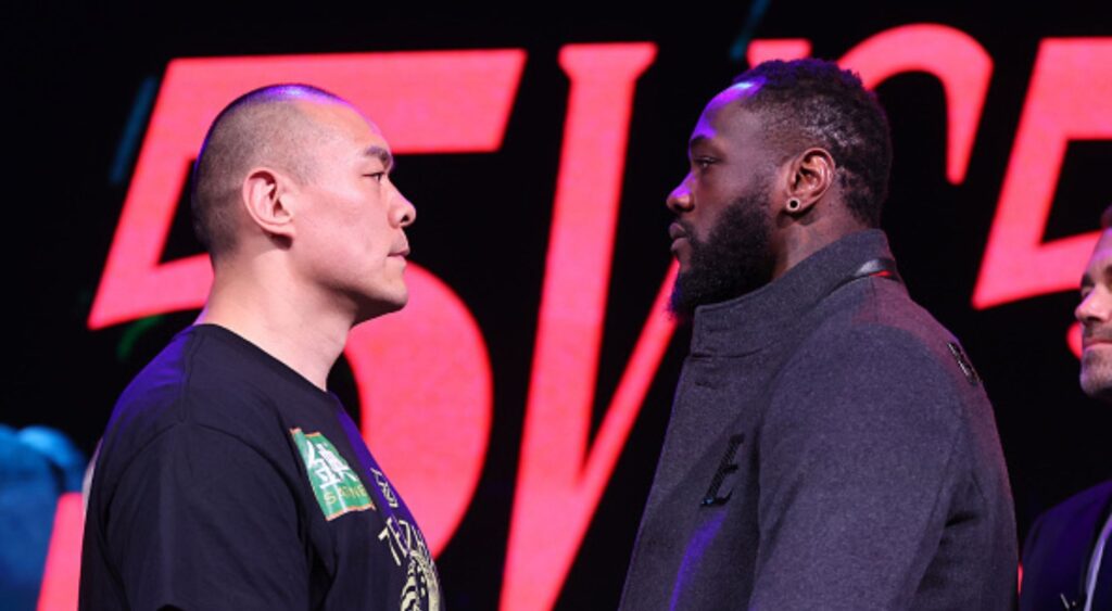 Deontay Wilder and Zhang