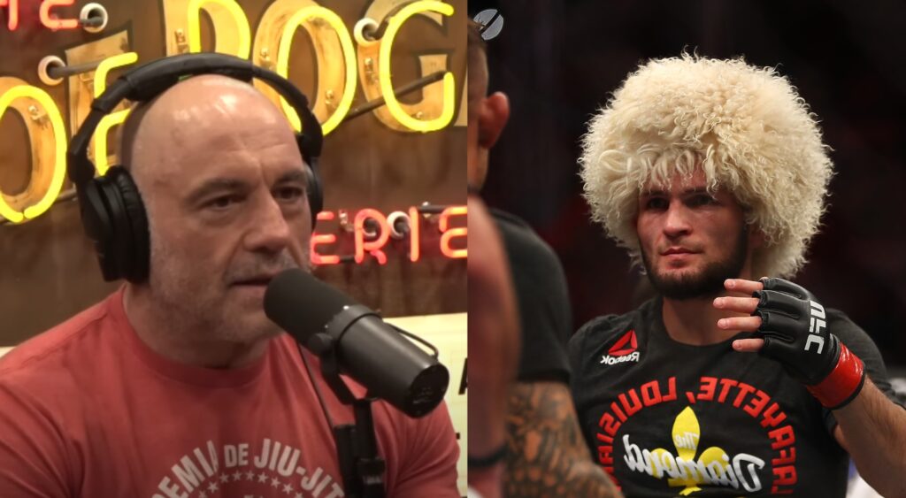 Joe Rogan mispronounces Umar Nurmagomedov's name pissed Khabib Nurmagomedov