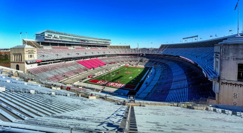 Aerial view of Ohio Stadium