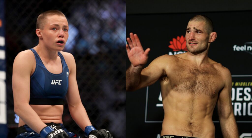 Sean Strickland and Rose Namajunas