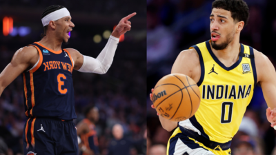 Josh Hart teases Tyrese Haliburton's team