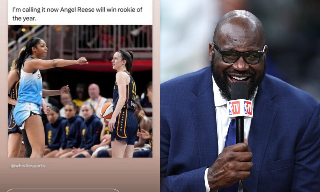 Angel Reese gets Shaquille O'Neal support