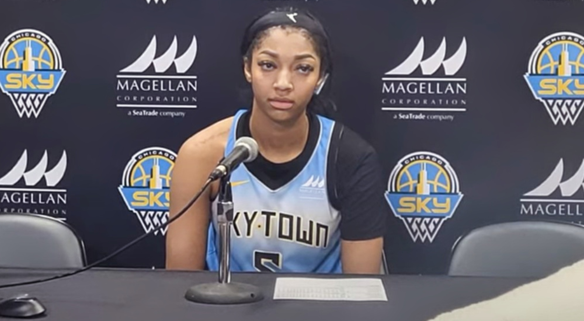 VIDEO: Angel Reese Accuses Caitlin Clark Of Getting "Special" Treatment  While Blasting WNBA Refs Following Sky's Loss To Fever