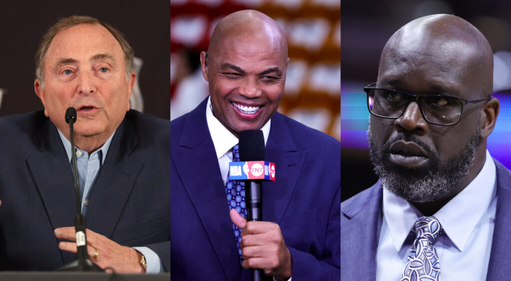 Charles Barkley chooses between Shaq and Bettman