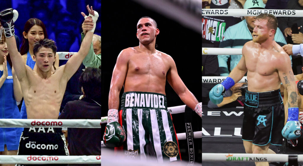 David Benavidez Puts Naoya Inoue as Pound-for-Pound Best; Canelo Alvarez Fifth