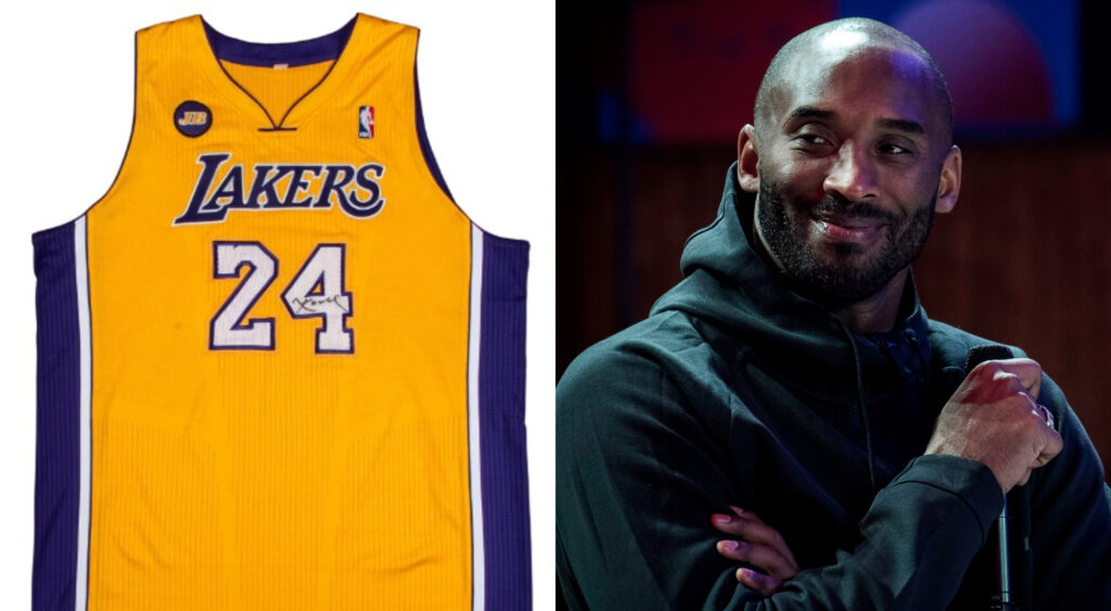 Kobe Bryant achilles game jersey up for auction